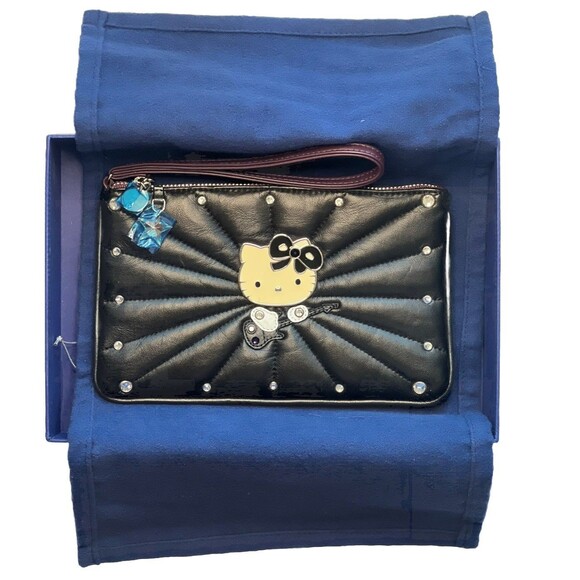 Swarovski Hello Kitty Rock Pouch Rare Sanrio Collab Crystal Bag Limited Edition - Picture 2 of 5